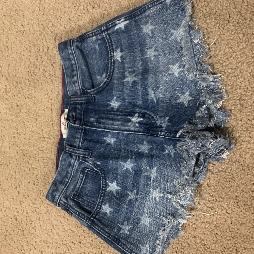 Hollister Star Jean Shorts